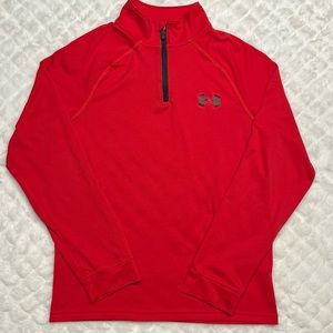 YM Under Armour zip up. Great/Good condition.